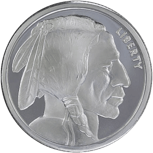 5 oz Silver Buffalo Round