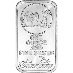 1 oz SilverTowne Silver Bar – Prospector Design