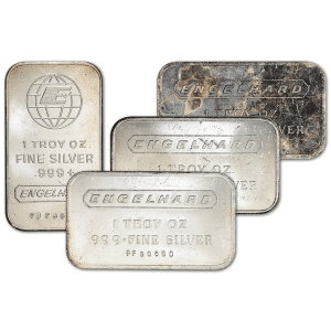 1 oz Engelhard Silver Bar
