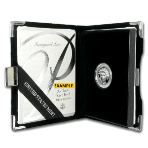 1/10 oz American Platinum Eagle Proof (With Original Box & Papers)