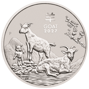 2027 1/2 oz Australian Silver Lunar Goat Coin